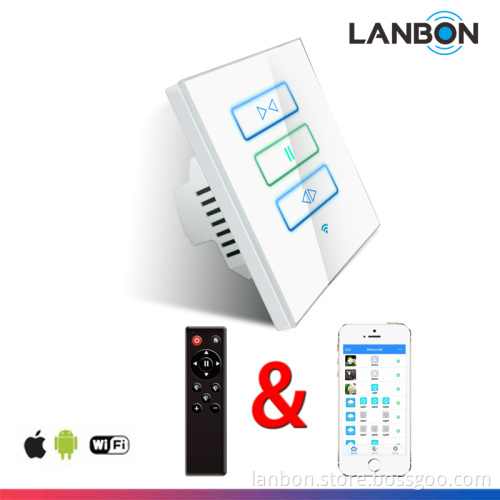 Manufacturer Lanbon Smart Home System, 1/2/3 Gang Smart Switch Free Android/IOS APP Remote Home Automation